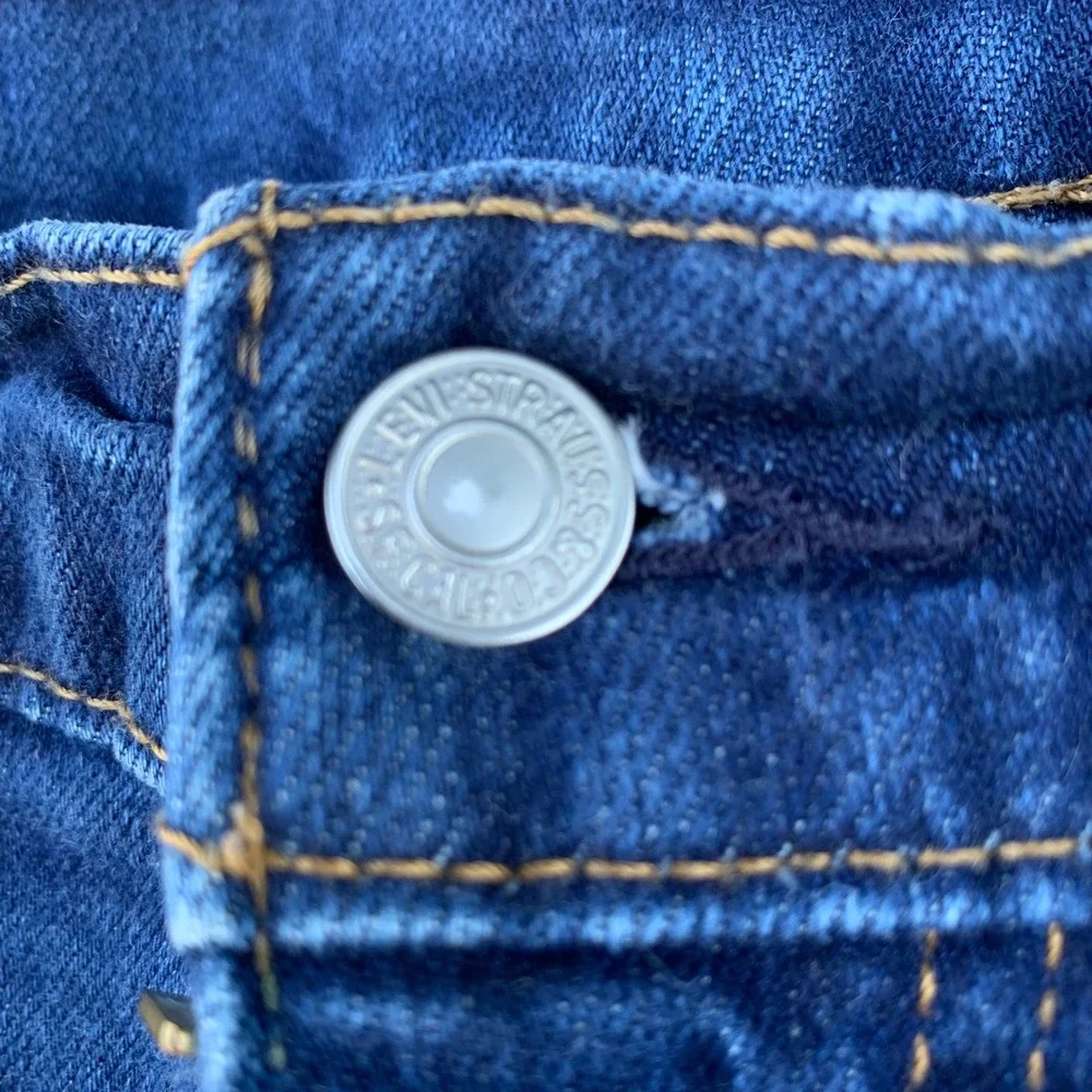 Levis 511 Slim Fit Jeans Mens 32x29 Blue Medium Wash Stretch Denim